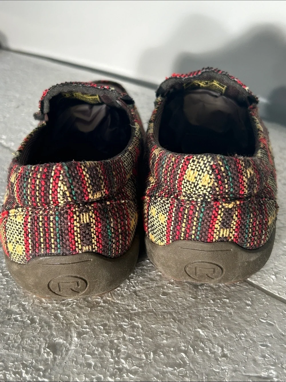 Roper SZ Mens 7.5 or Womens 9 Johnnie Southwestern Driving Moccasins Western